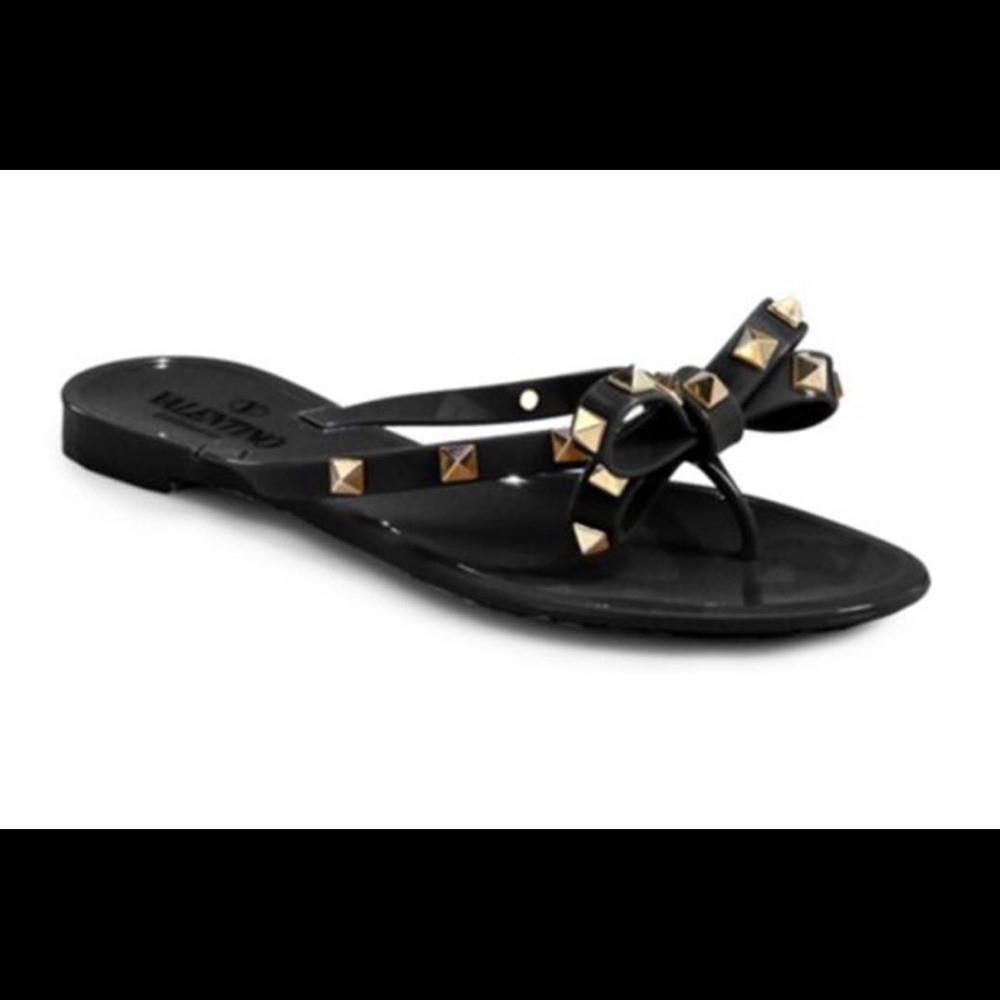 ~sold~Valentino Rockstar studs bow sandal